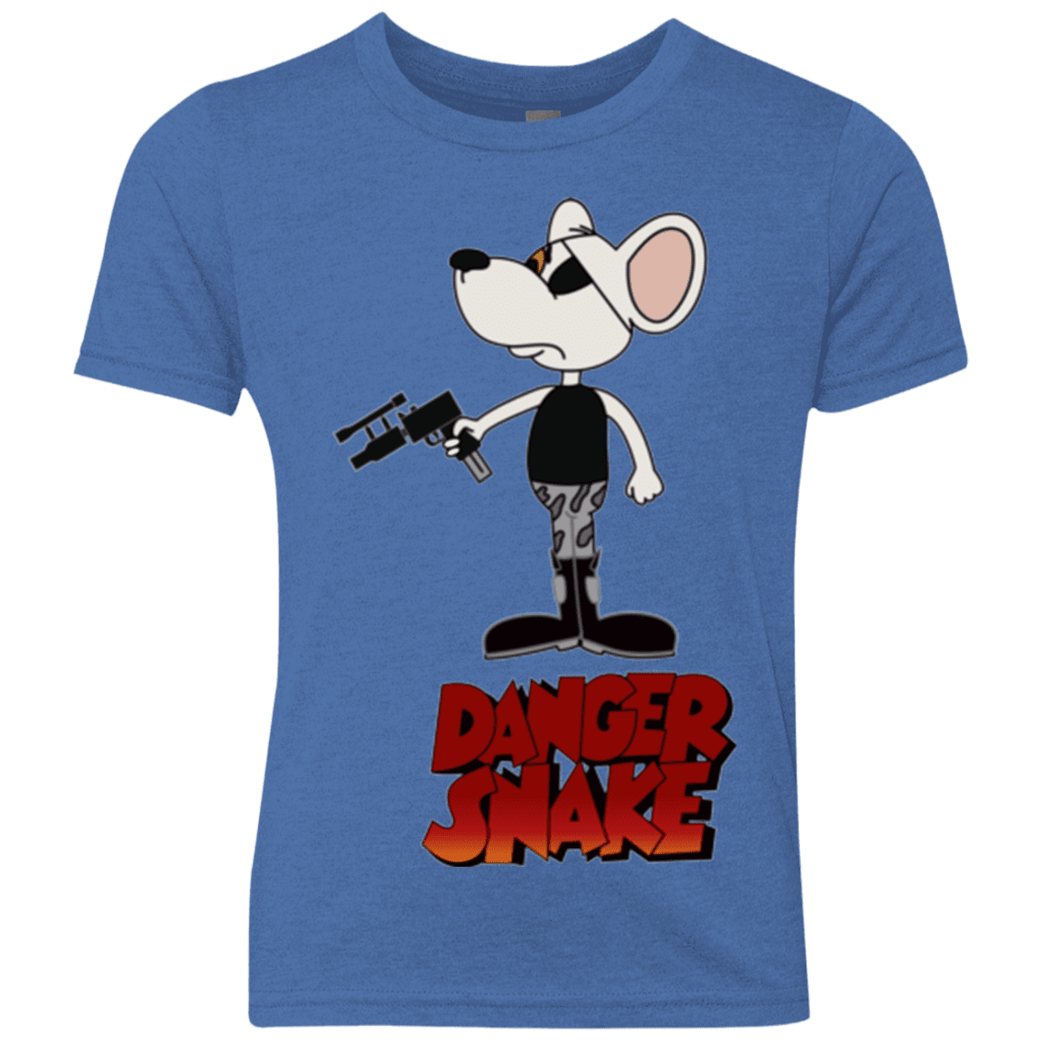 T-Shirts Vintage Royal / YXS Dangersnake Youth Triblend T-Shirt