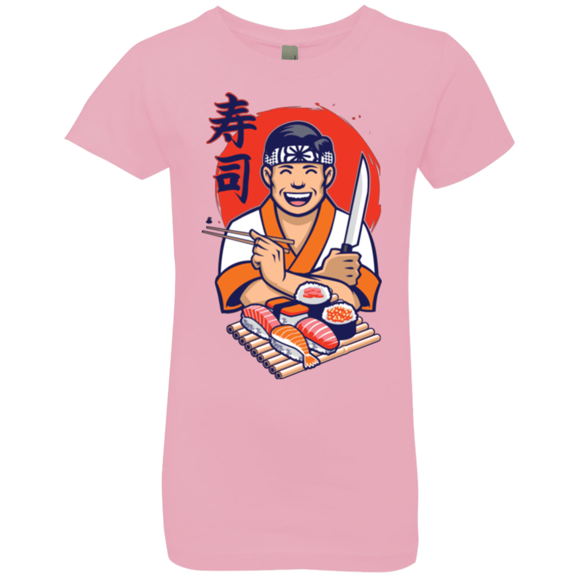 T-Shirts Light Pink / YXS DANIEL SAN SUSHI Girls Premium T-Shirt