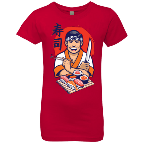T-Shirts Red / YXS DANIEL SAN SUSHI Girls Premium T-Shirt