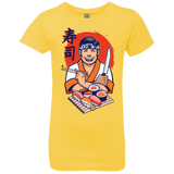 T-Shirts Vibrant Yellow / YXS DANIEL SAN SUSHI Girls Premium T-Shirt