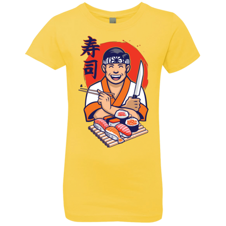 T-Shirts Vibrant Yellow / YXS DANIEL SAN SUSHI Girls Premium T-Shirt