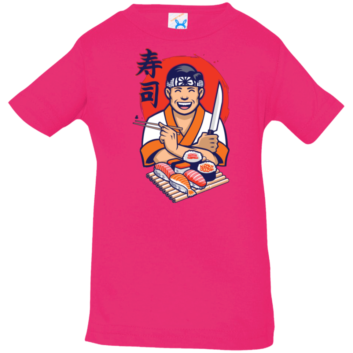 T-Shirts Hot Pink / 6 Months DANIEL SAN SUSHI Infant Premium T-Shirt