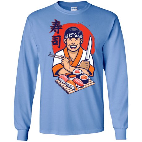 T-Shirts Carolina Blue / S DANIEL SAN SUSHI Men's Long Sleeve T-Shirt