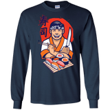 T-Shirts Navy / S DANIEL SAN SUSHI Men's Long Sleeve T-Shirt