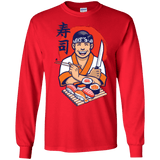 T-Shirts Red / S DANIEL SAN SUSHI Men's Long Sleeve T-Shirt