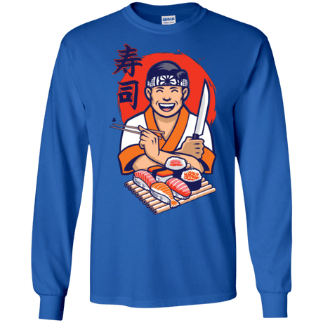 T-Shirts Royal / S DANIEL SAN SUSHI Men's Long Sleeve T-Shirt