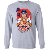 T-Shirts Sport Grey / S DANIEL SAN SUSHI Men's Long Sleeve T-Shirt
