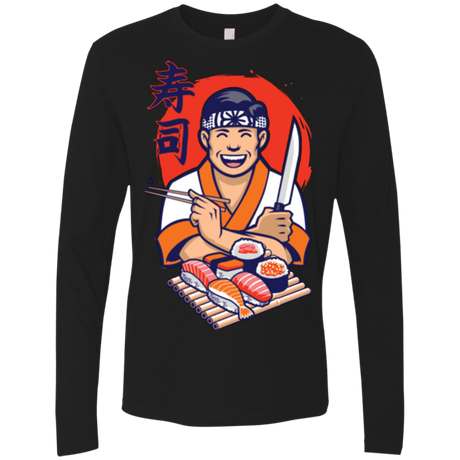 T-Shirts Black / S DANIEL SAN SUSHI Men's Premium Long Sleeve
