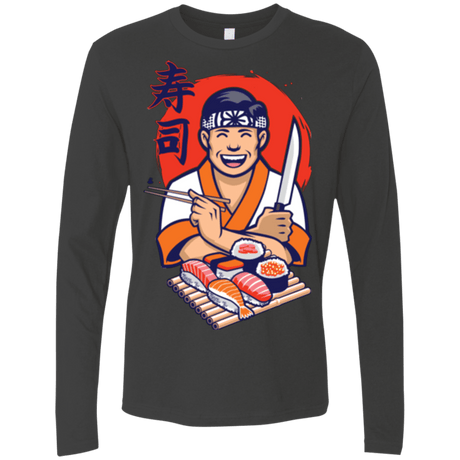 T-Shirts Heavy Metal / S DANIEL SAN SUSHI Men's Premium Long Sleeve