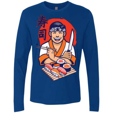 T-Shirts Royal / S DANIEL SAN SUSHI Men's Premium Long Sleeve