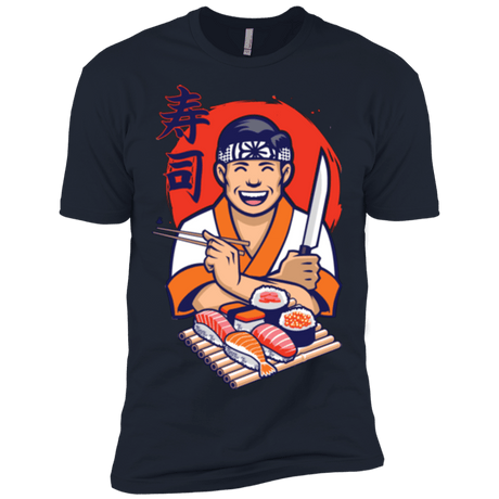 T-Shirts Midnight Navy / X-Small DANIEL SAN SUSHI Men's Premium T-Shirt