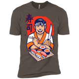 T-Shirts Warm Grey / X-Small DANIEL SAN SUSHI Men's Premium T-Shirt