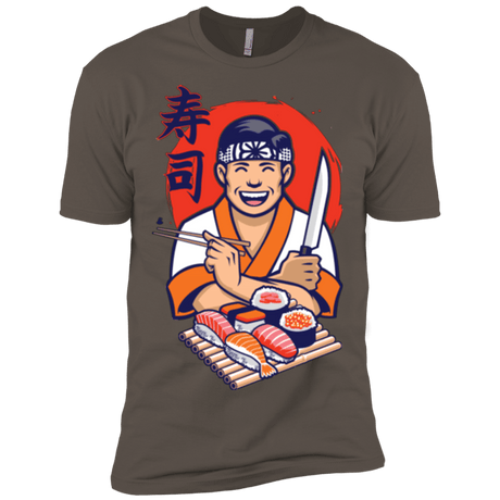 T-Shirts Warm Grey / X-Small DANIEL SAN SUSHI Men's Premium T-Shirt