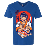 T-Shirts Royal / X-Small DANIEL SAN SUSHI Men's Premium V-Neck