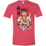 T-Shirts Heather Red / S DANIEL SAN SUSHI Men's Semi-Fitted Softstyle