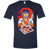 T-Shirts Navy / X-Small DANIEL SAN SUSHI Men's Semi-Fitted Softstyle