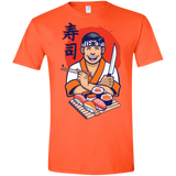 T-Shirts Orange / S DANIEL SAN SUSHI Men's Semi-Fitted Softstyle