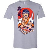 T-Shirts Sport Grey / X-Small DANIEL SAN SUSHI Men's Semi-Fitted Softstyle