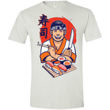 T-Shirts White / X-Small DANIEL SAN SUSHI Men's Semi-Fitted Softstyle