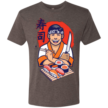 T-Shirts Macchiato / S DANIEL SAN SUSHI Men's Triblend T-Shirt