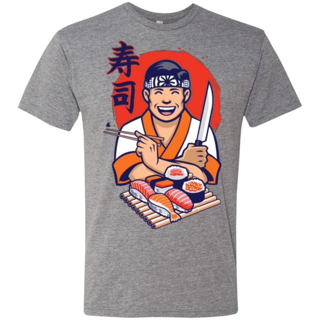 T-Shirts Premium Heather / S DANIEL SAN SUSHI Men's Triblend T-Shirt