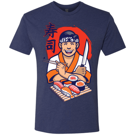 T-Shirts Vintage Navy / S DANIEL SAN SUSHI Men's Triblend T-Shirt