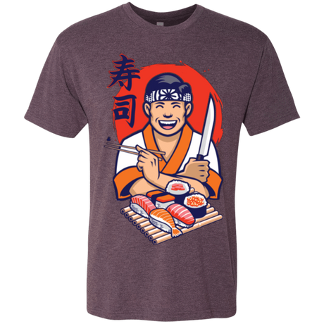 T-Shirts Vintage Purple / S DANIEL SAN SUSHI Men's Triblend T-Shirt