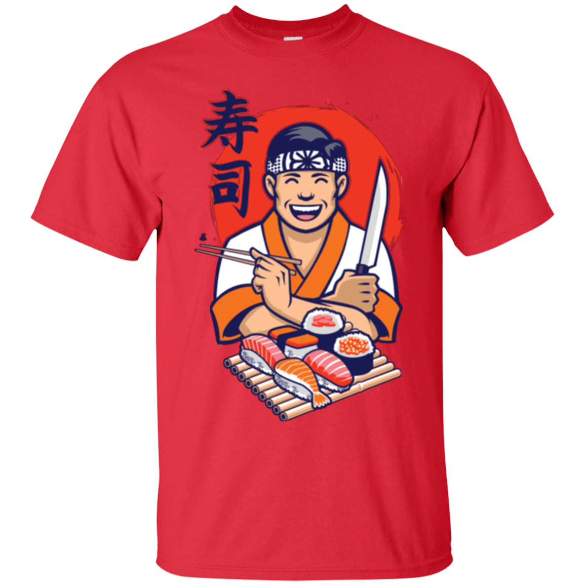 T-Shirts Red / S DANIEL SAN SUSHI T-Shirt