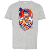 T-Shirts Heather Grey / 2T DANIEL SAN SUSHI Toddler Premium T-Shirt