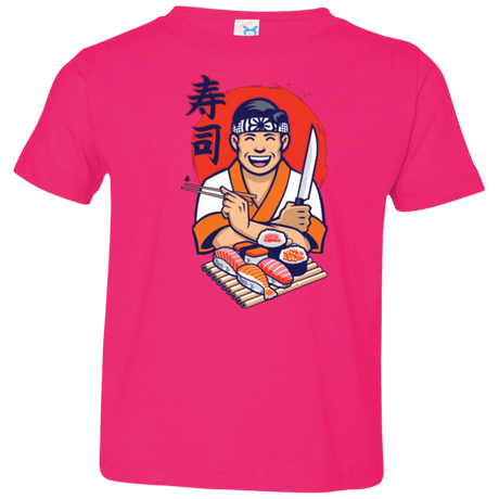 T-Shirts Hot Pink / 2T DANIEL SAN SUSHI Toddler Premium T-Shirt