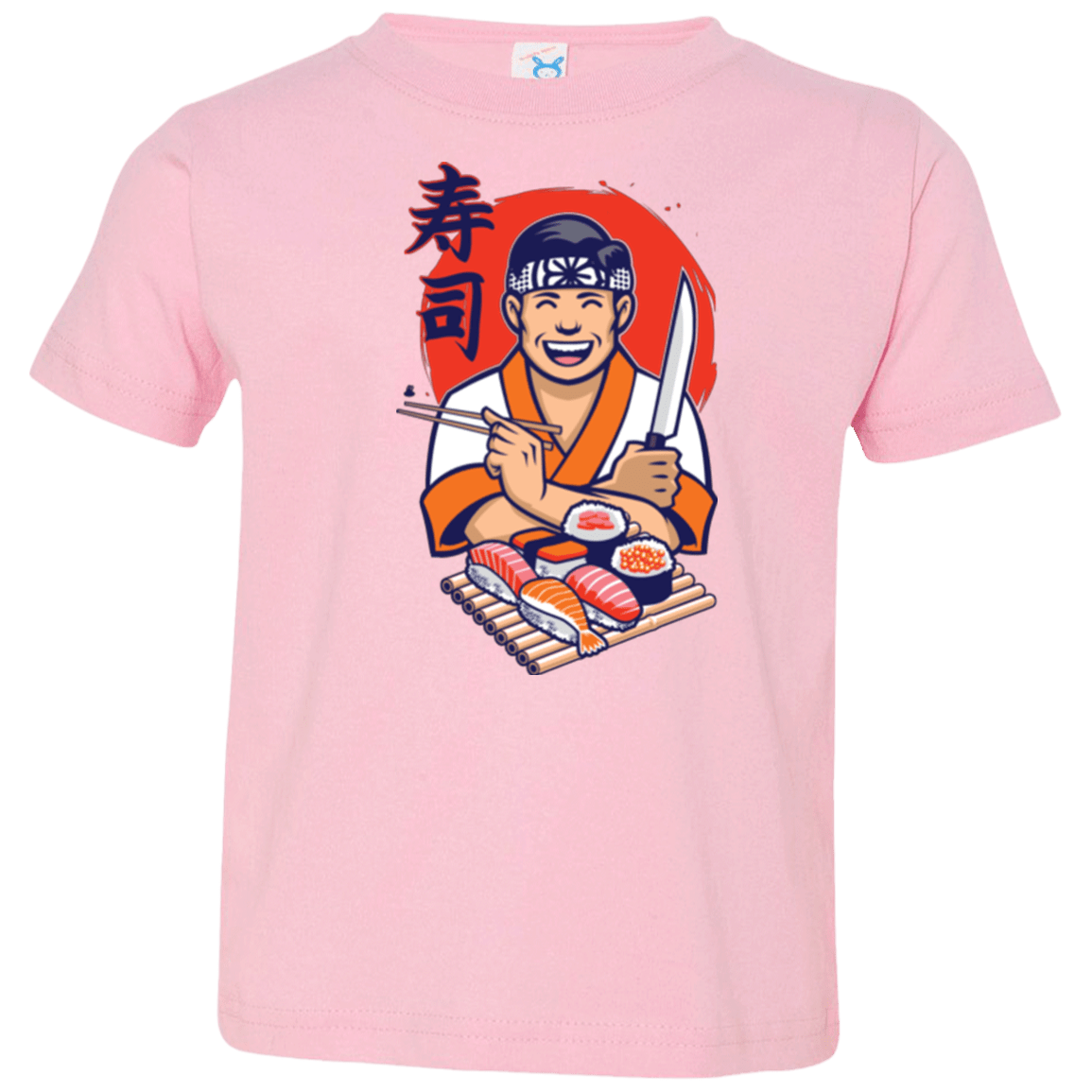 T-Shirts Pink / 2T DANIEL SAN SUSHI Toddler Premium T-Shirt