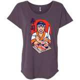 T-Shirts Vintage Purple / X-Small DANIEL SAN SUSHI Triblend Dolman Sleeve