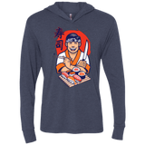 T-Shirts Vintage Navy / X-Small DANIEL SAN SUSHI Triblend Long Sleeve Hoodie Tee