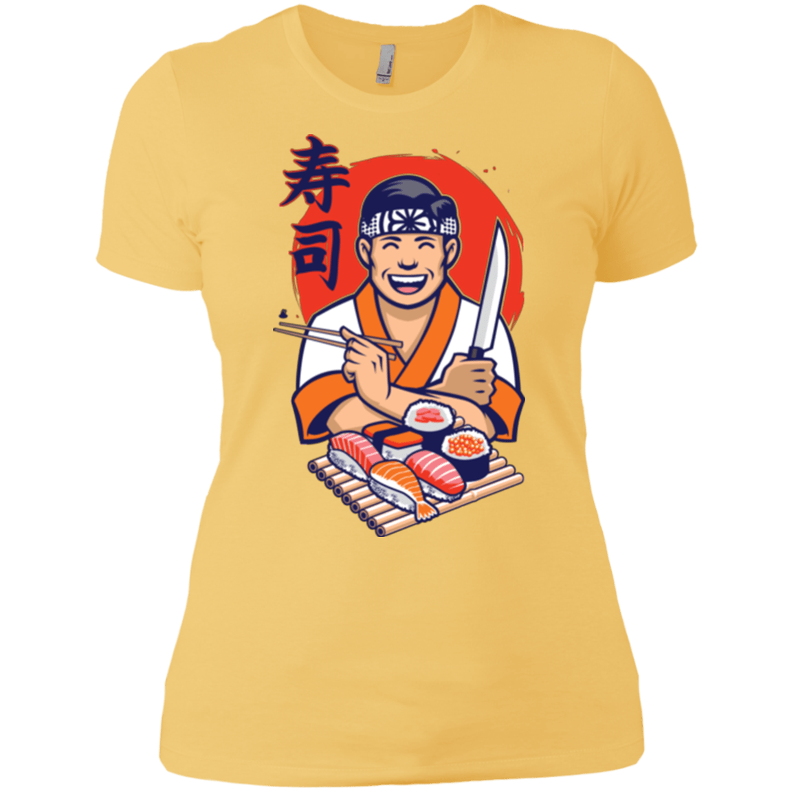 T-Shirts Banana Cream/ / X-Small DANIEL SAN SUSHI Women's Premium T-Shirt