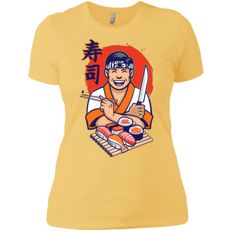 T-Shirts Banana Cream/ / X-Small DANIEL SAN SUSHI Women's Premium T-Shirt