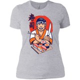 T-Shirts Heather Grey / X-Small DANIEL SAN SUSHI Women's Premium T-Shirt
