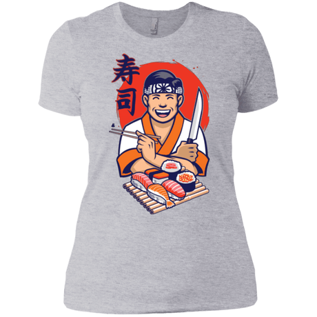 T-Shirts Heather Grey / X-Small DANIEL SAN SUSHI Women's Premium T-Shirt