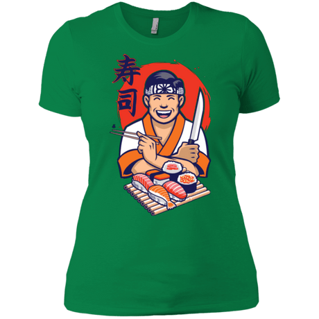 T-Shirts Kelly Green / X-Small DANIEL SAN SUSHI Women's Premium T-Shirt