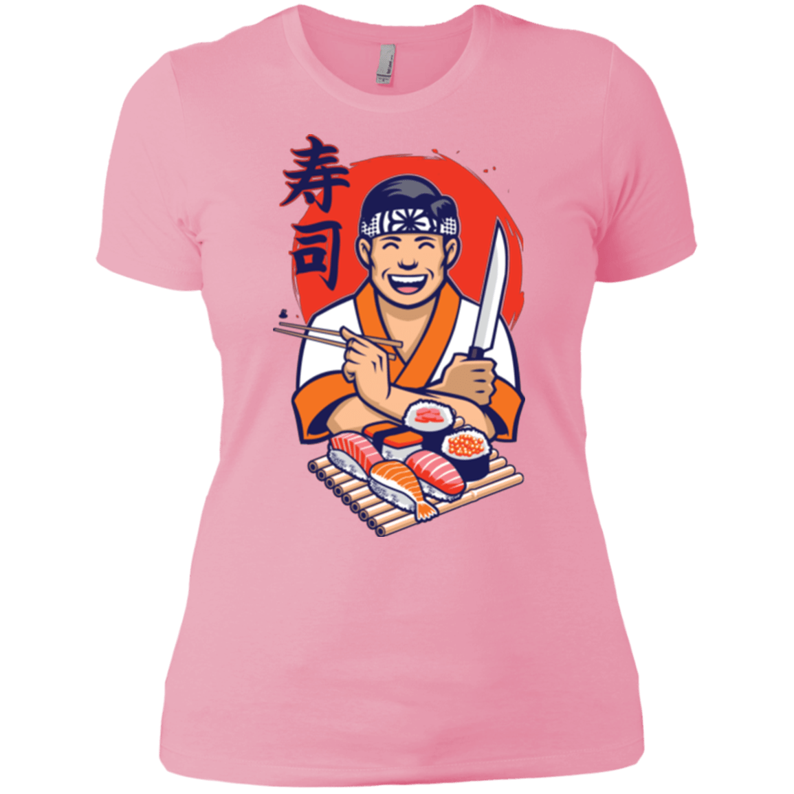 T-Shirts Light Pink / X-Small DANIEL SAN SUSHI Women's Premium T-Shirt