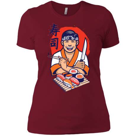 T-Shirts Scarlet / X-Small DANIEL SAN SUSHI Women's Premium T-Shirt
