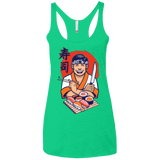 T-Shirts Envy / X-Small DANIEL SAN SUSHI Women's Triblend Racerback Tank