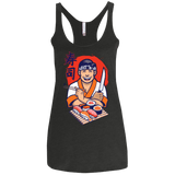 T-Shirts Vintage Black / X-Small DANIEL SAN SUSHI Women's Triblend Racerback Tank
