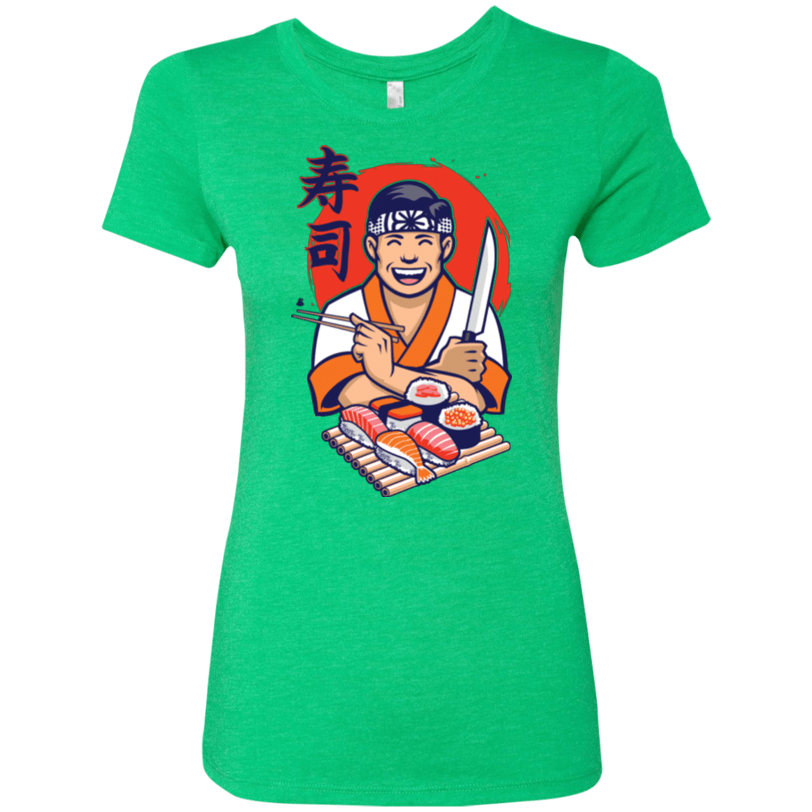 T-Shirts Envy / S DANIEL SAN SUSHI Women's Triblend T-Shirt