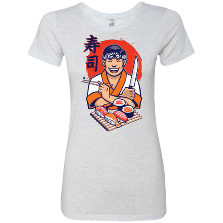T-Shirts Heather White / S DANIEL SAN SUSHI Women's Triblend T-Shirt