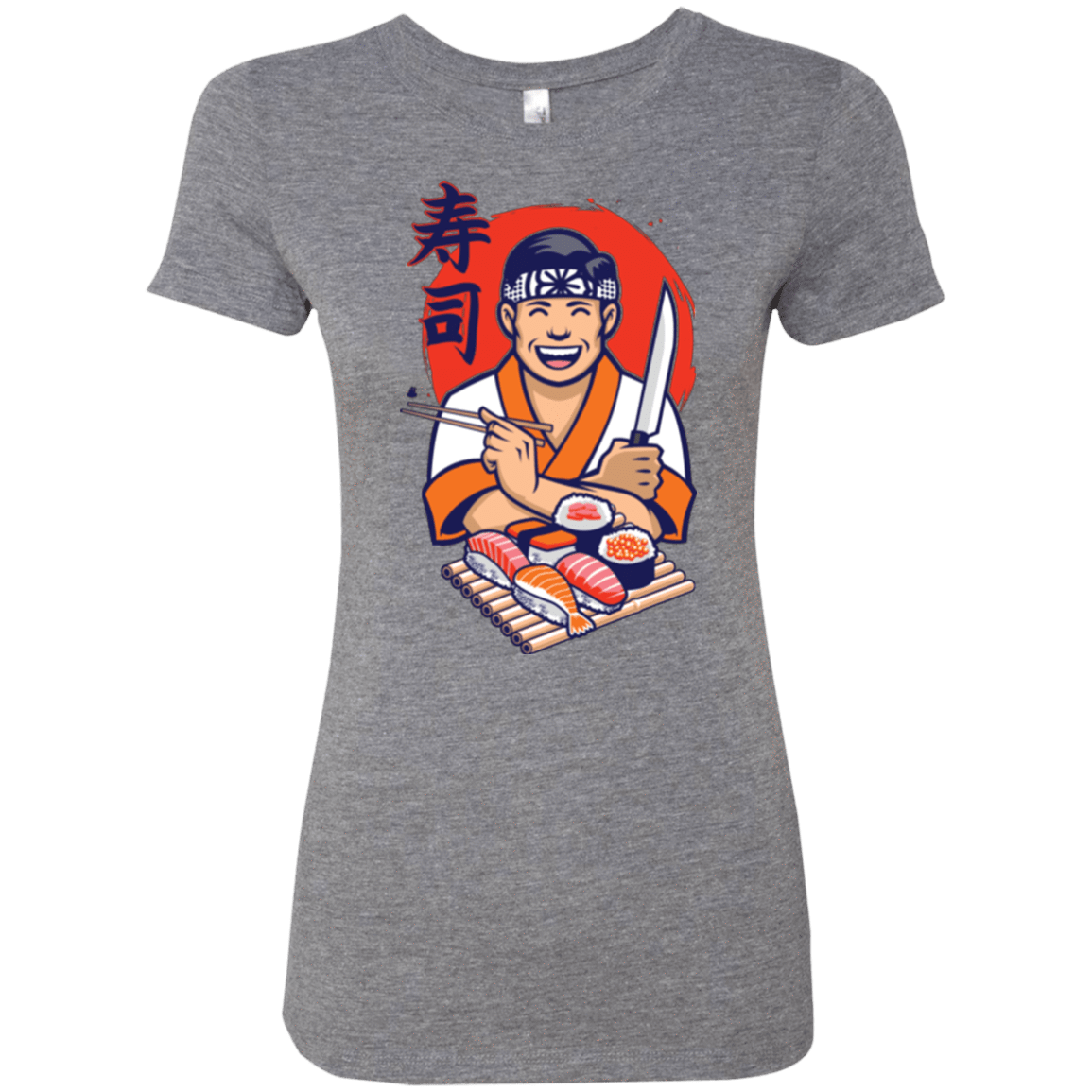 T-Shirts Premium Heather / S DANIEL SAN SUSHI Women's Triblend T-Shirt