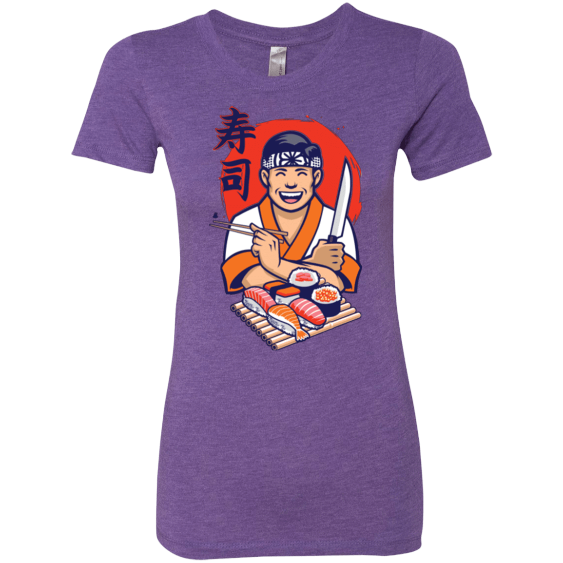 T-Shirts Purple Rush / S DANIEL SAN SUSHI Women's Triblend T-Shirt