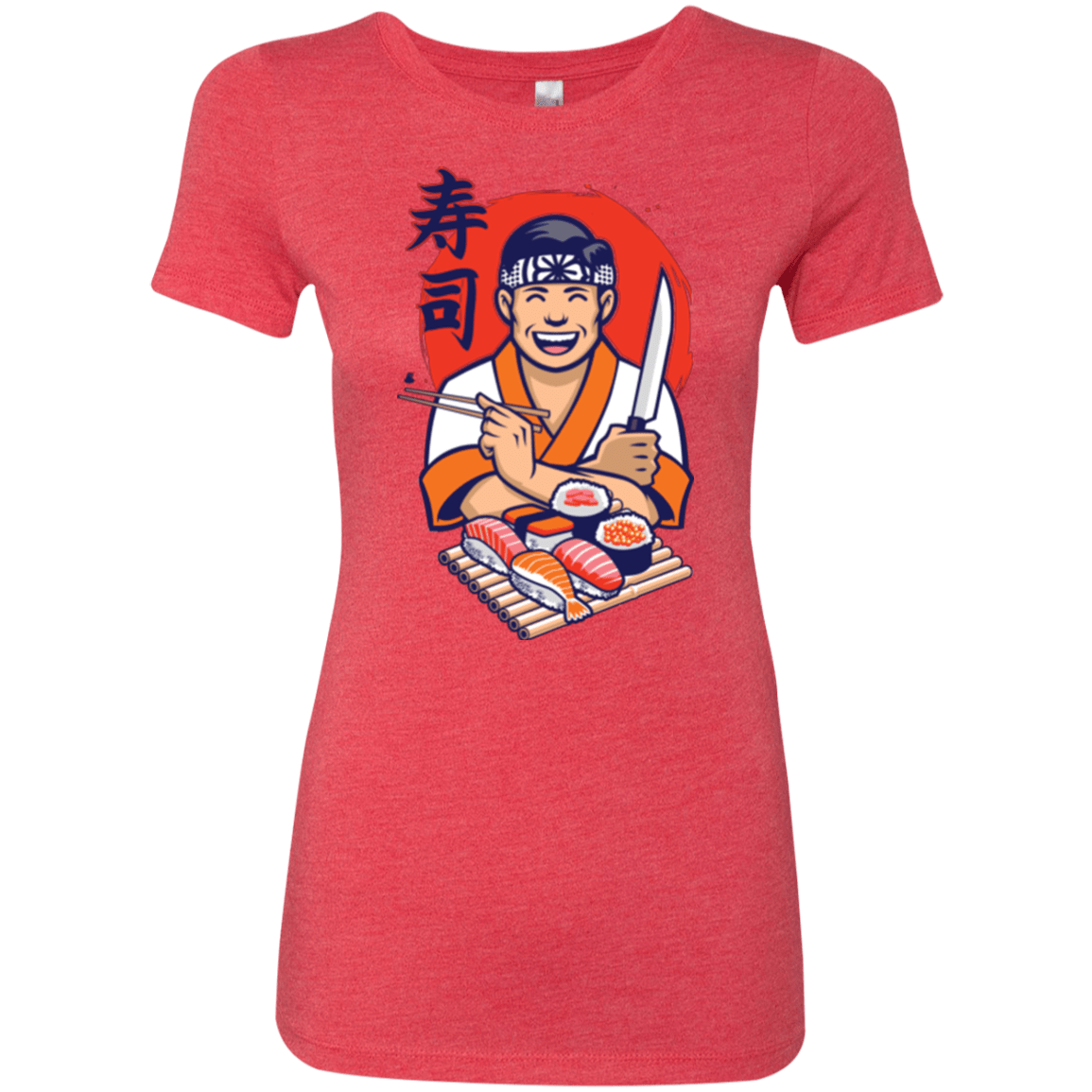 T-Shirts Vintage Red / S DANIEL SAN SUSHI Women's Triblend T-Shirt