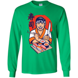 T-Shirts Irish Green / YS DANIEL SAN SUSHI Youth Long Sleeve T-Shirt