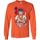 T-Shirts Orange / YS DANIEL SAN SUSHI Youth Long Sleeve T-Shirt