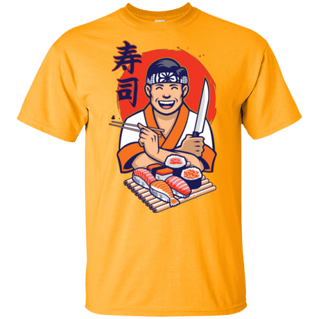 T-Shirts Gold / YXS DANIEL SAN SUSHI Youth T-Shirt